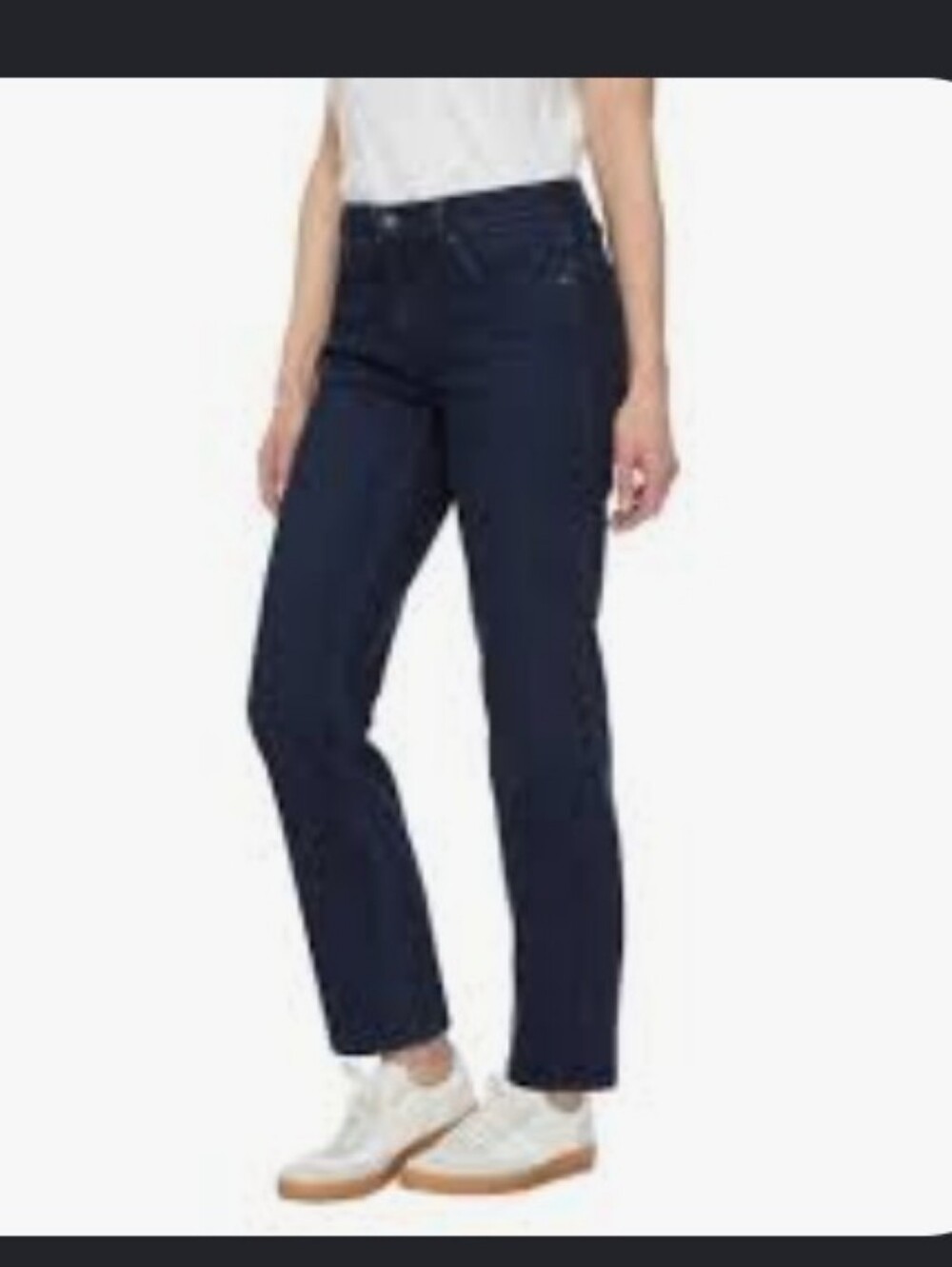 Hudson Jeans Womens 14 Dark Wash Straight Leg Stretch Denim High Rise 0119